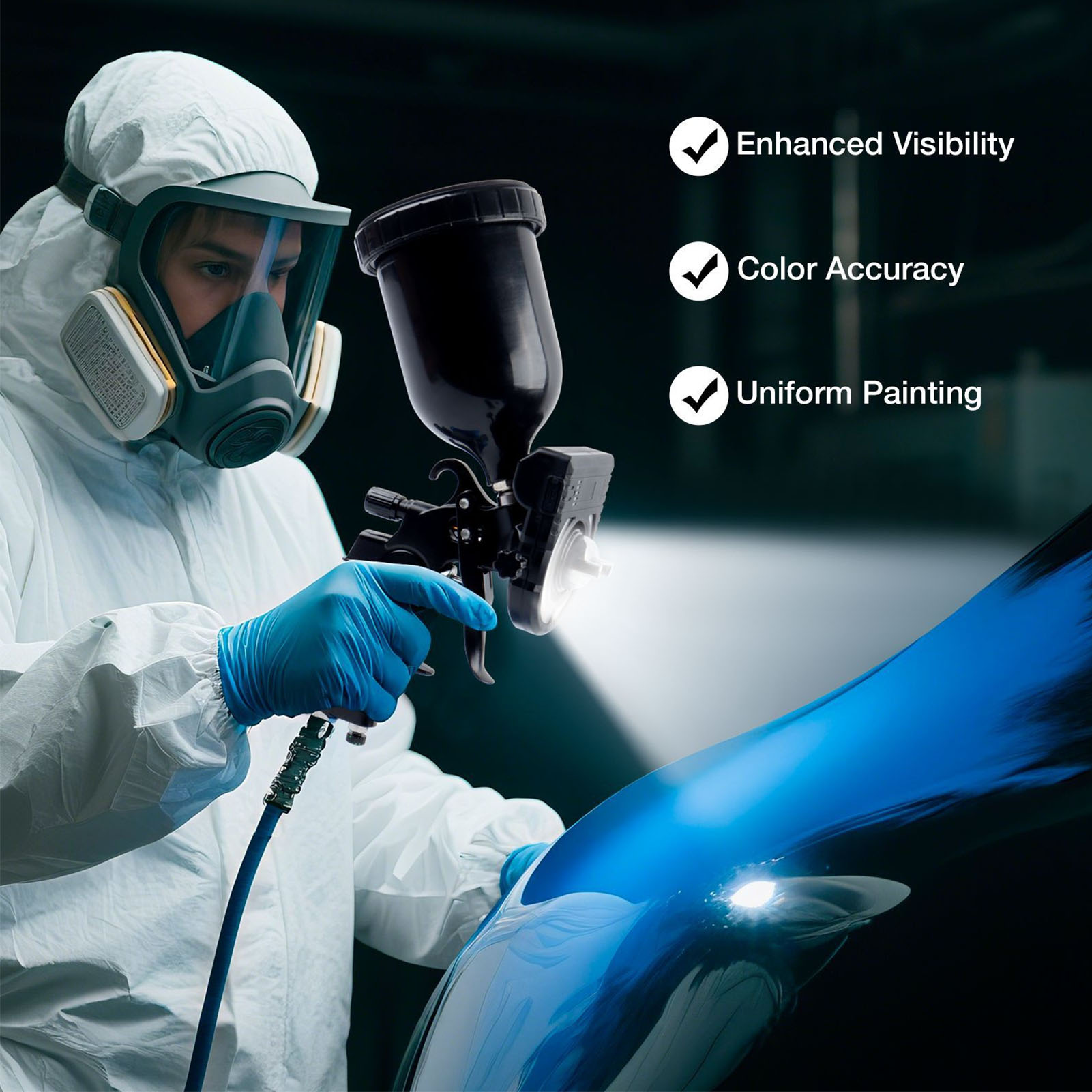 New Spray Gun Light, 5 Adjusta - Workshop Tools Hours 评论和价格