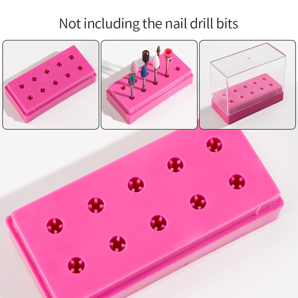 7 /10 Holes Nail Art Bit Stora - Tool Chest Cabinet 评论和价格