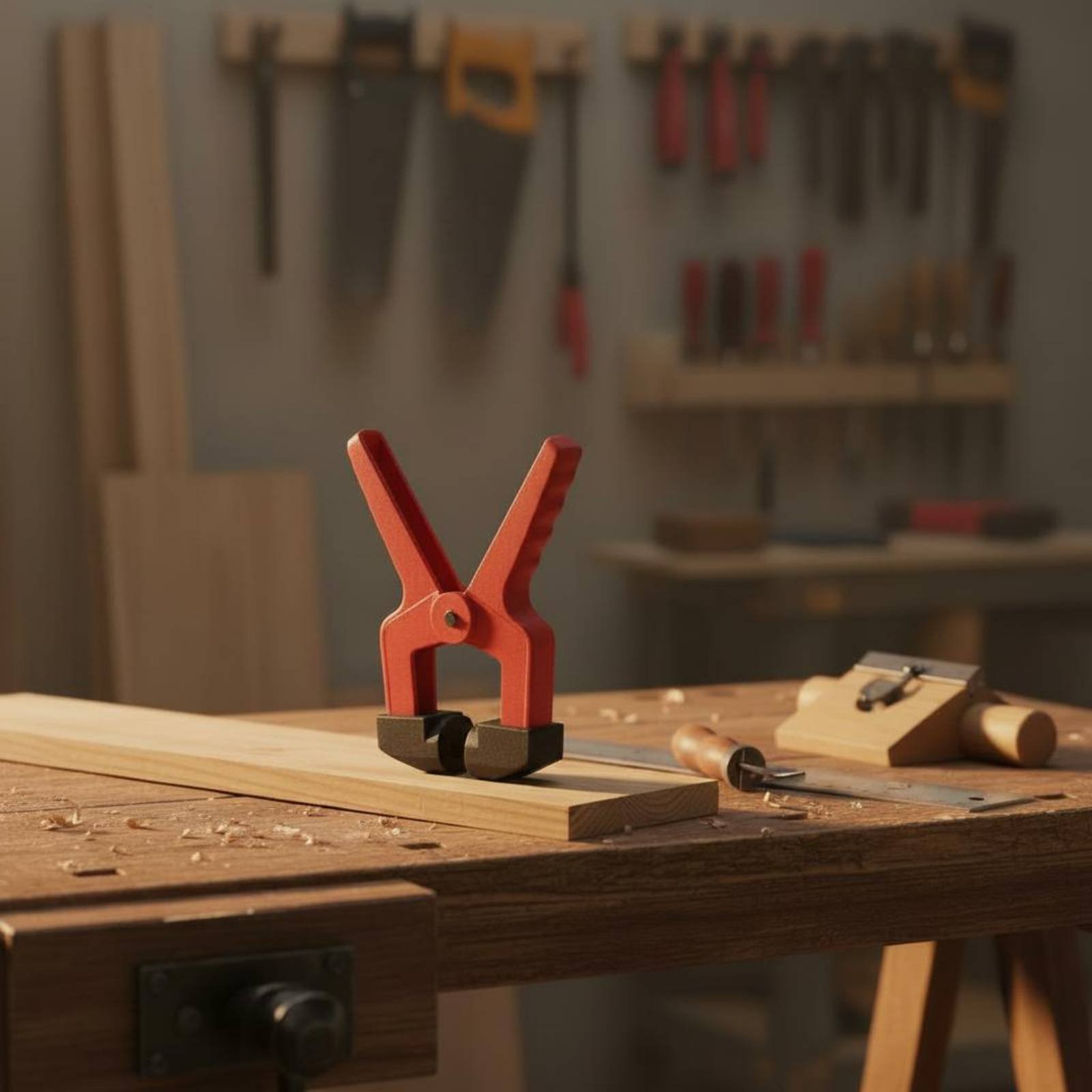 Triangular Clamp Clamp Red Col - Tools For Woodworking Workshop 评论和价格