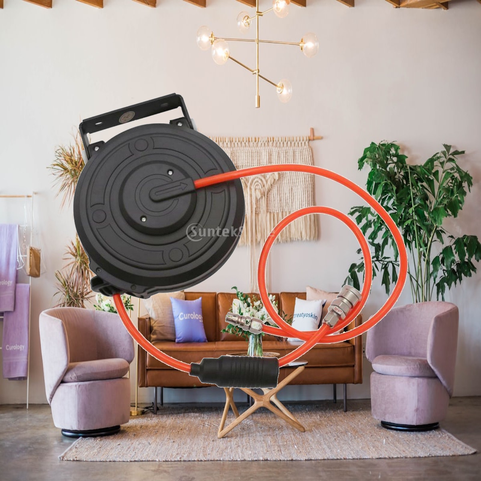 Retractable Pneumatic Air Hose - Tools Of Workshop 评论和价格