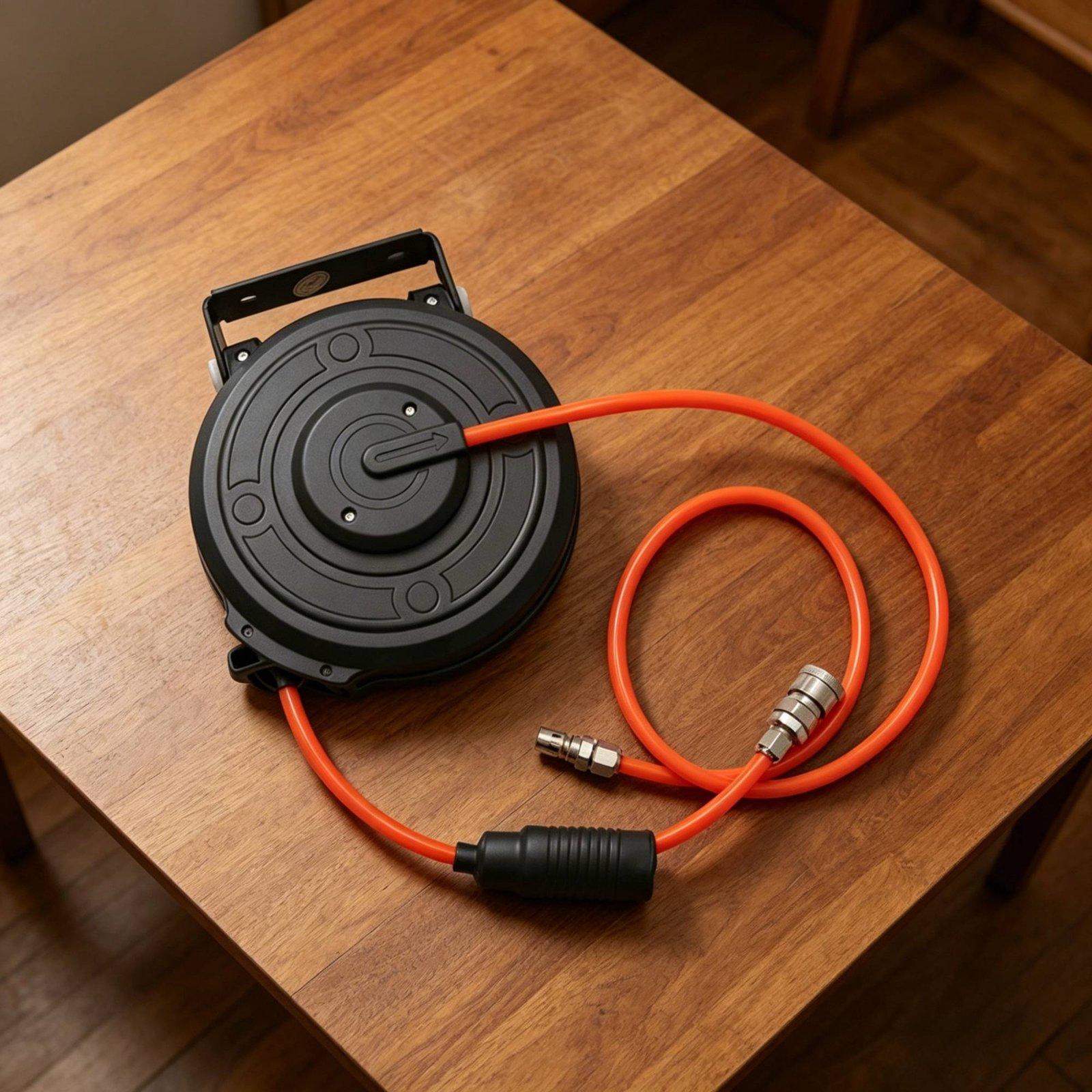 Retractable Pneumatic Air Hose - Tools Of Workshop 评论和价格