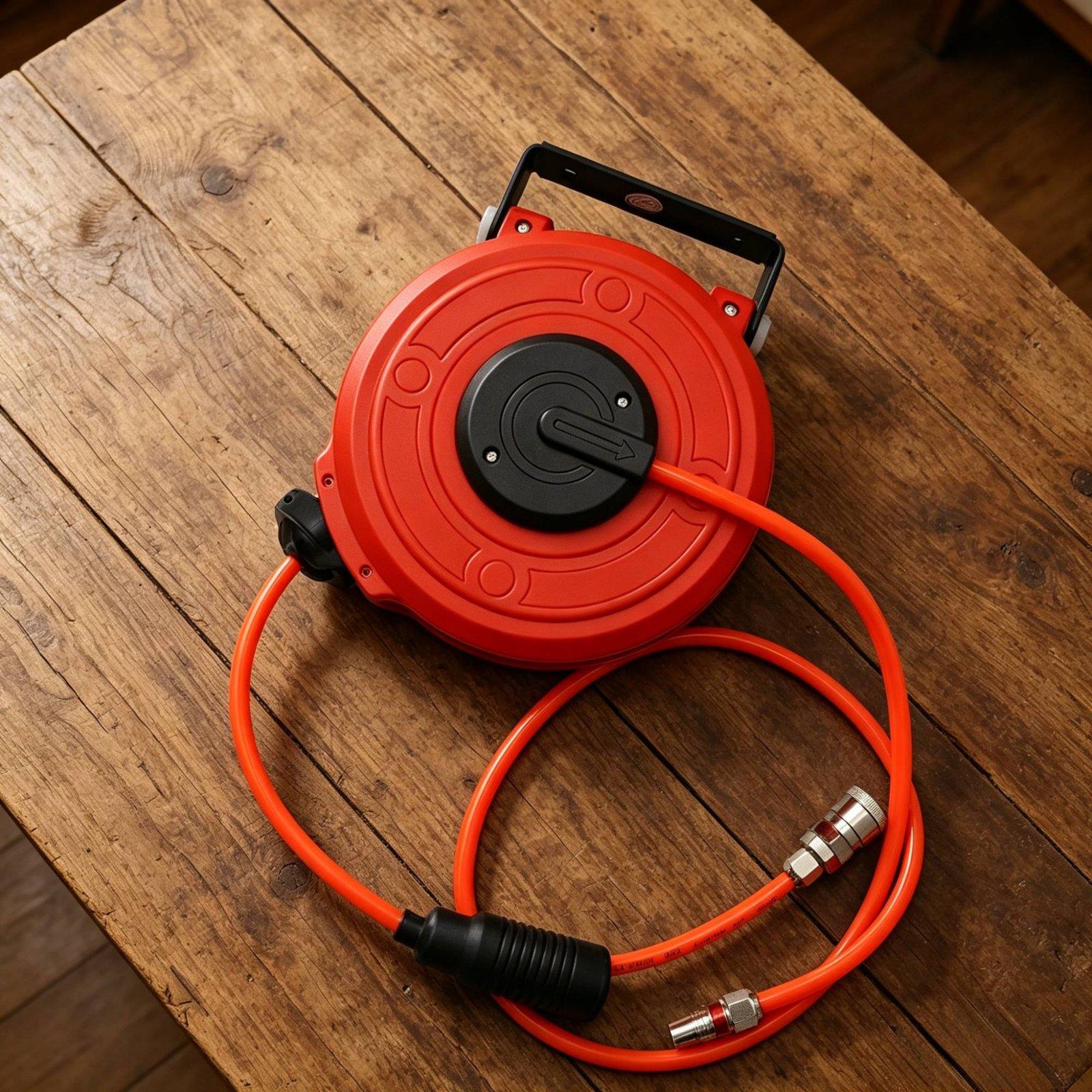Retractable Pneumatic Air Hose - Tools Of Workshop 评论和价格