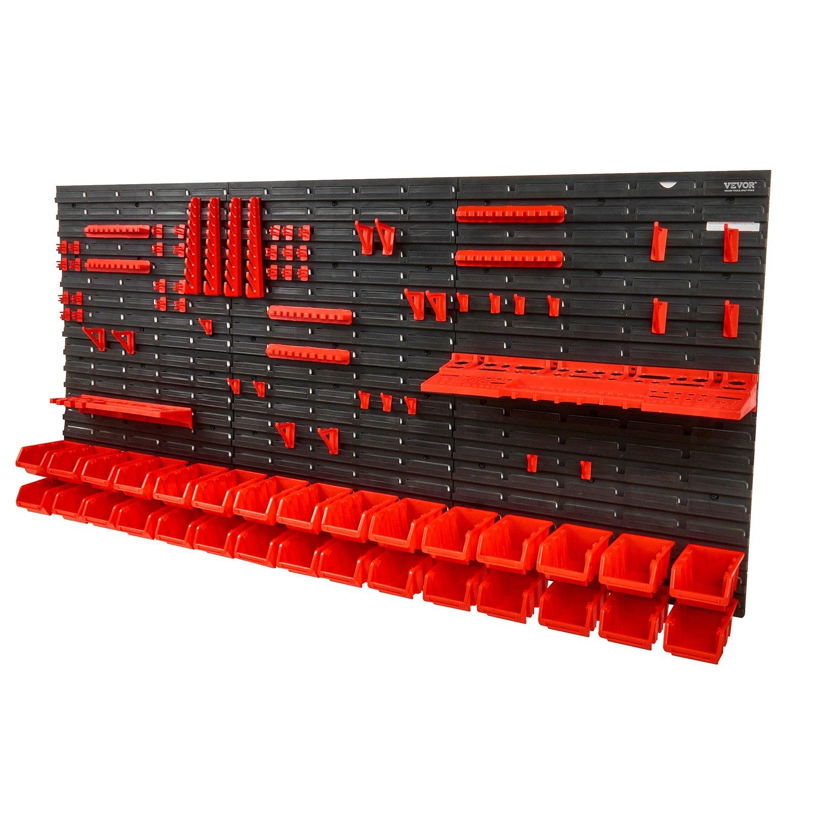 Wall Mounted 30-Bin Plastic Pa - Workshop Tools Wall 评论和价格