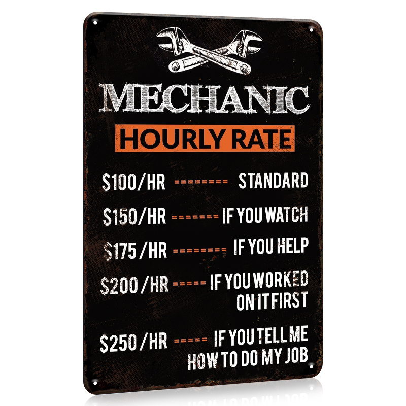 1pc, Mechanic Hourly Rate Meta - Workshop Tools Hours 评论和价格