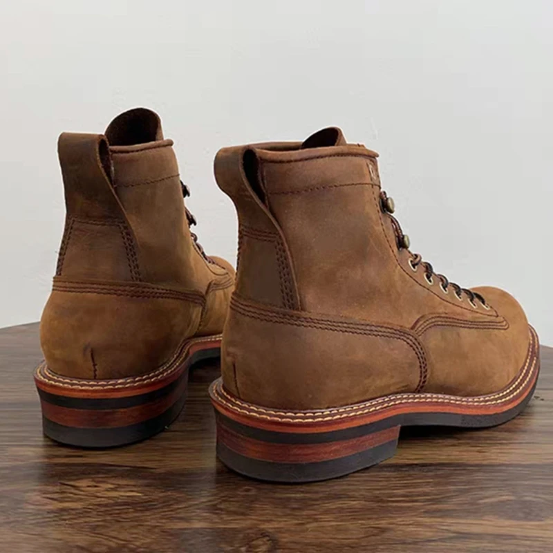 Vintage British Men Ankle Boot - Tools Work 评论和价格