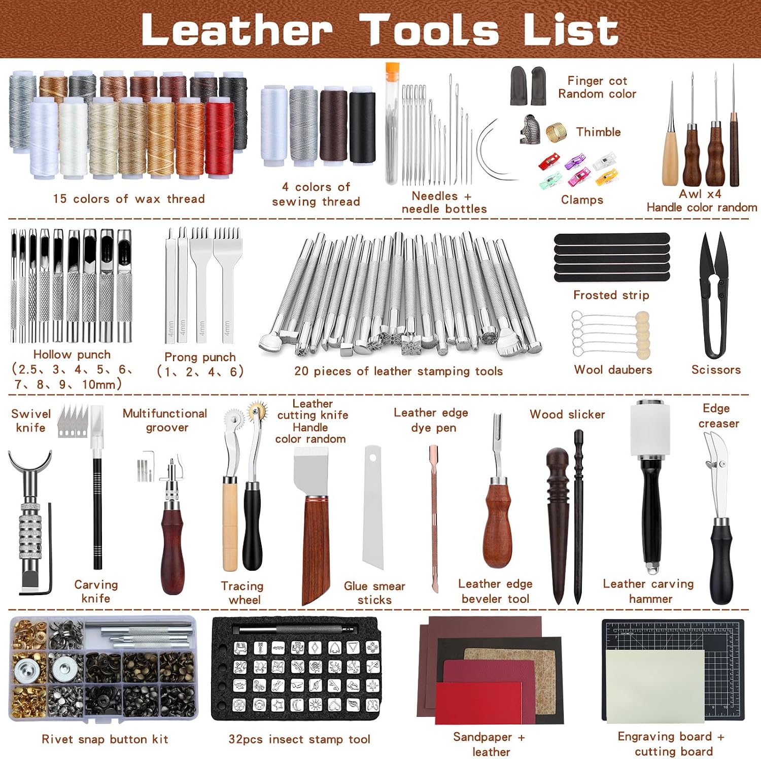 Leather Tooling Kit Leather Cr - Tools Work 评论和价格