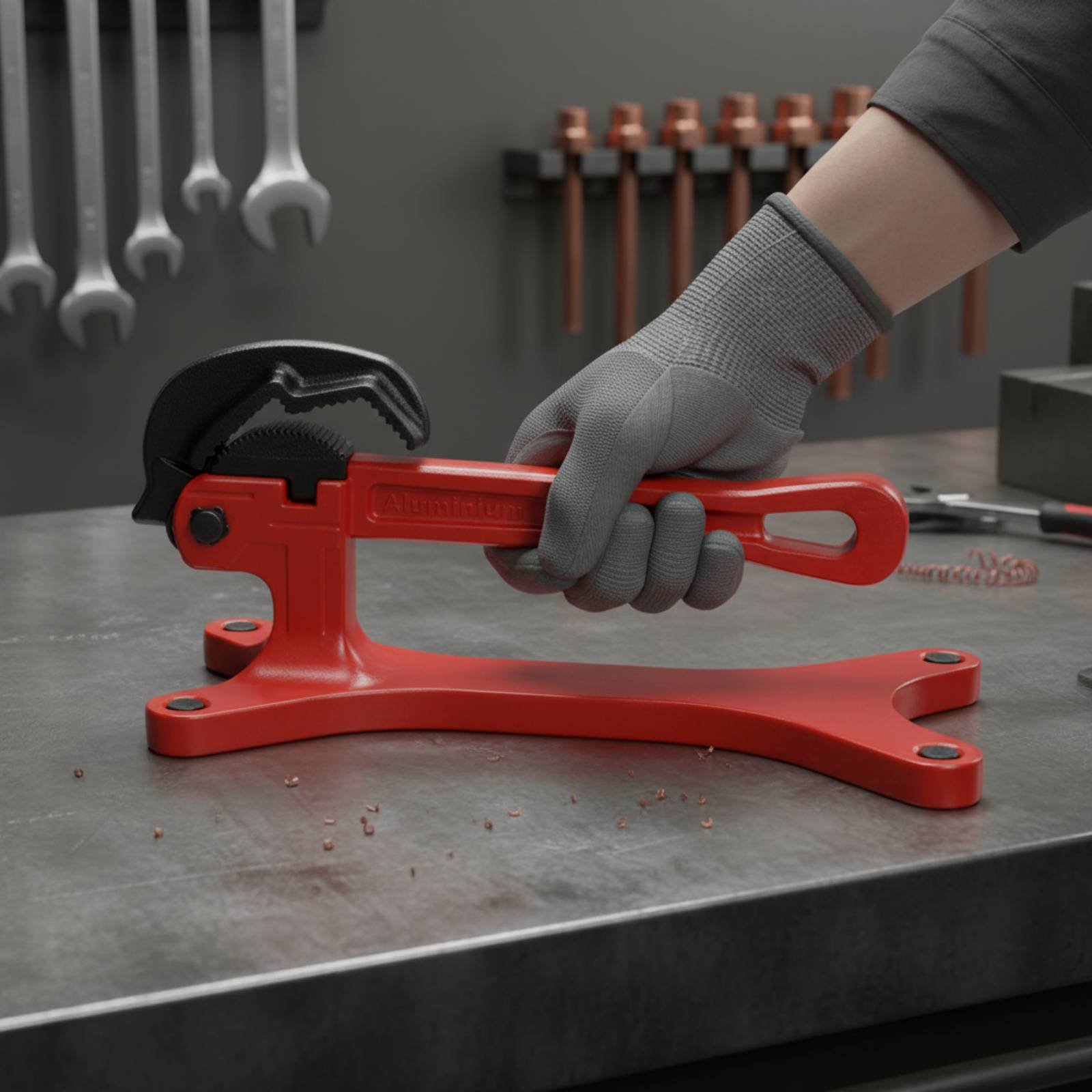 Self-Locking Pipe Wrench Porta - Tools Work 评论和价格