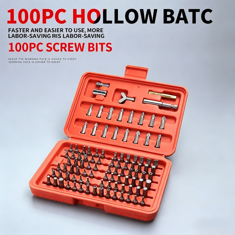 100PCS Screwdriver Bit Set, Ho - Tools Use In Workshop 评论和价格