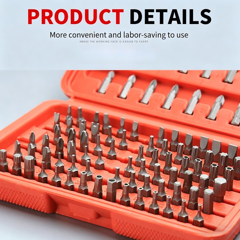 100PCS Screwdriver Bit Set, Ho - Tools Use In Workshop 评论和价格