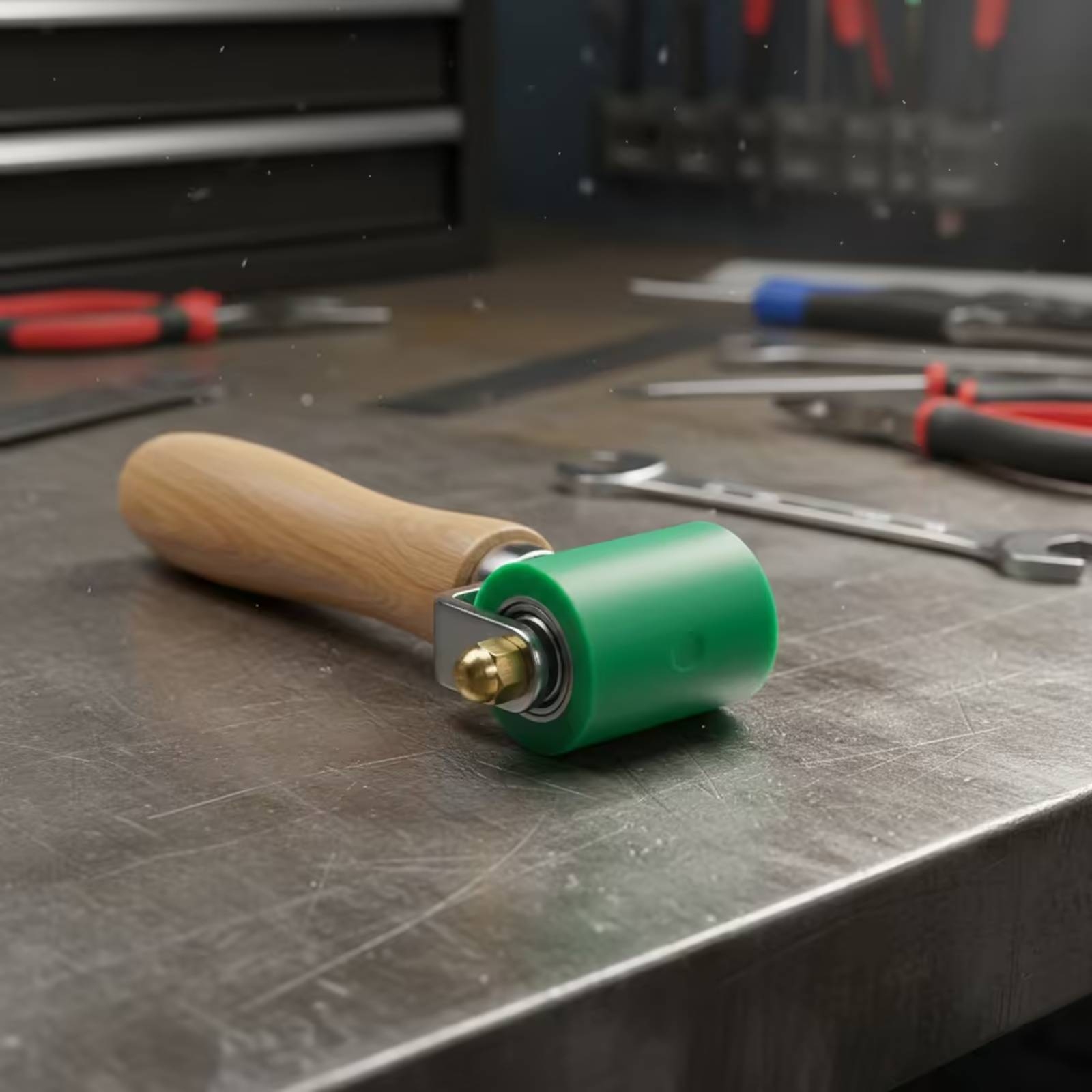 Seam Roller with Wooden Handle - Workshop Tools Wood 评论和价格