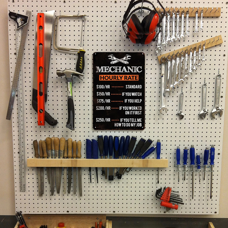 1pc, Mechanic Hourly Rate Meta - Workshop Tools Hours 评论和价格