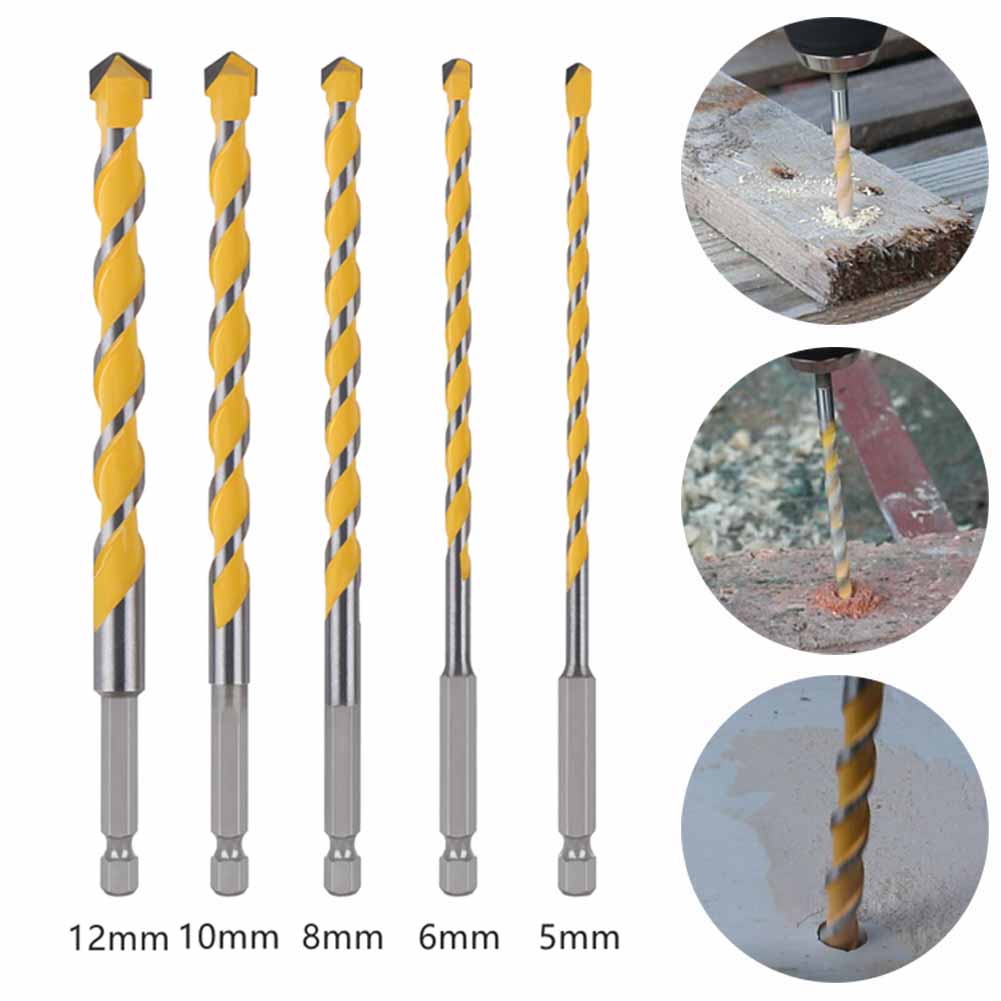 1pc  Hex Shank Drill Bit 5/6/8 - Tools For Woodworking Workshop 评论和价格