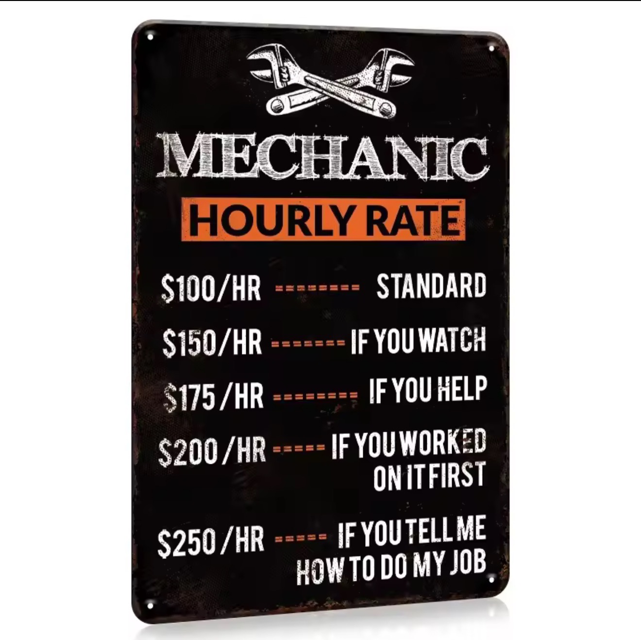 1pc, Mechanic Hourly Rate Meta - Workshop Tools Hours 评论和价格