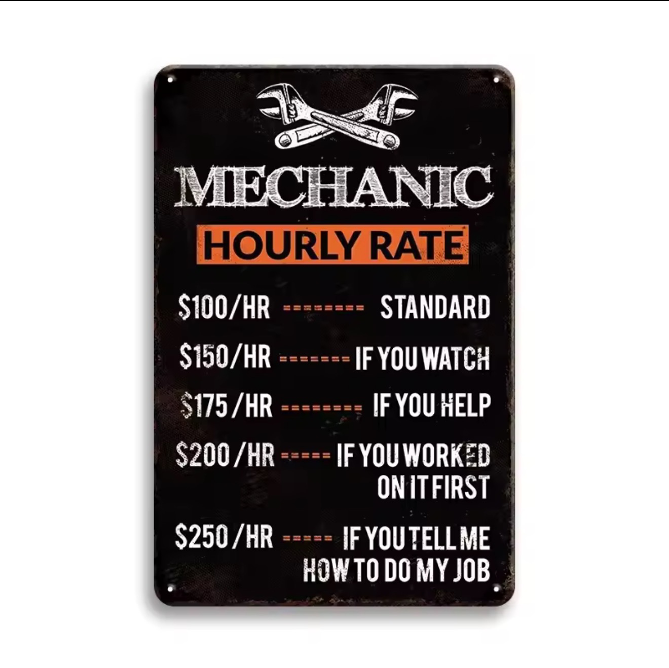 1pc, Mechanic Hourly Rate Meta - Workshop Tools Hours 评论和价格