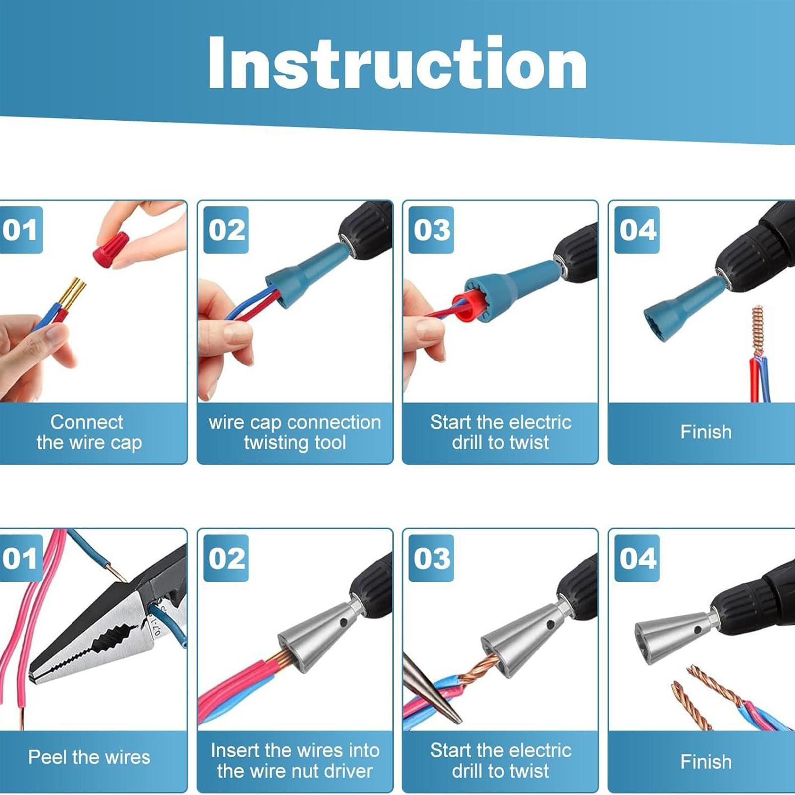 Wire Nut Twister Twist Connect - Tools Work 评论和价格